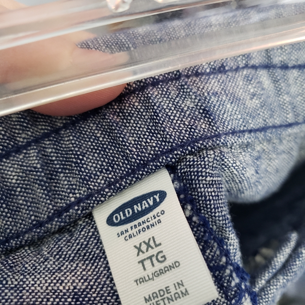 Old navy linen blend pants xxl tall
